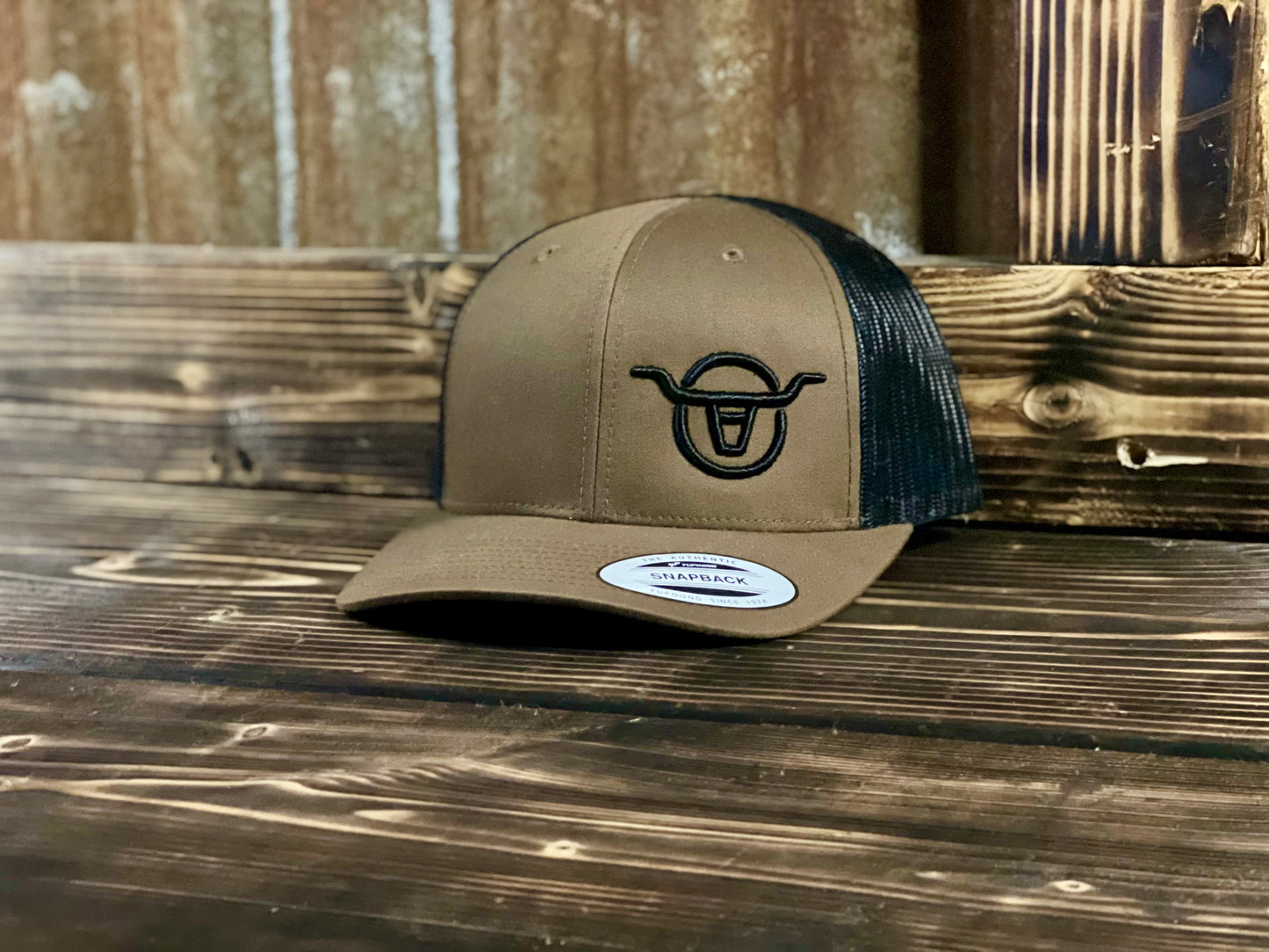 Picture of a embroidered hat called Hoss from Angels and Outlaws Hat Co