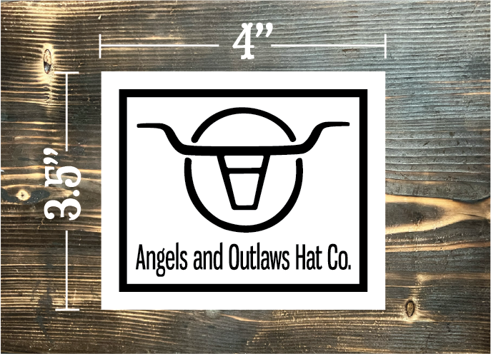Angels and Outlaws Hat Co Sticker