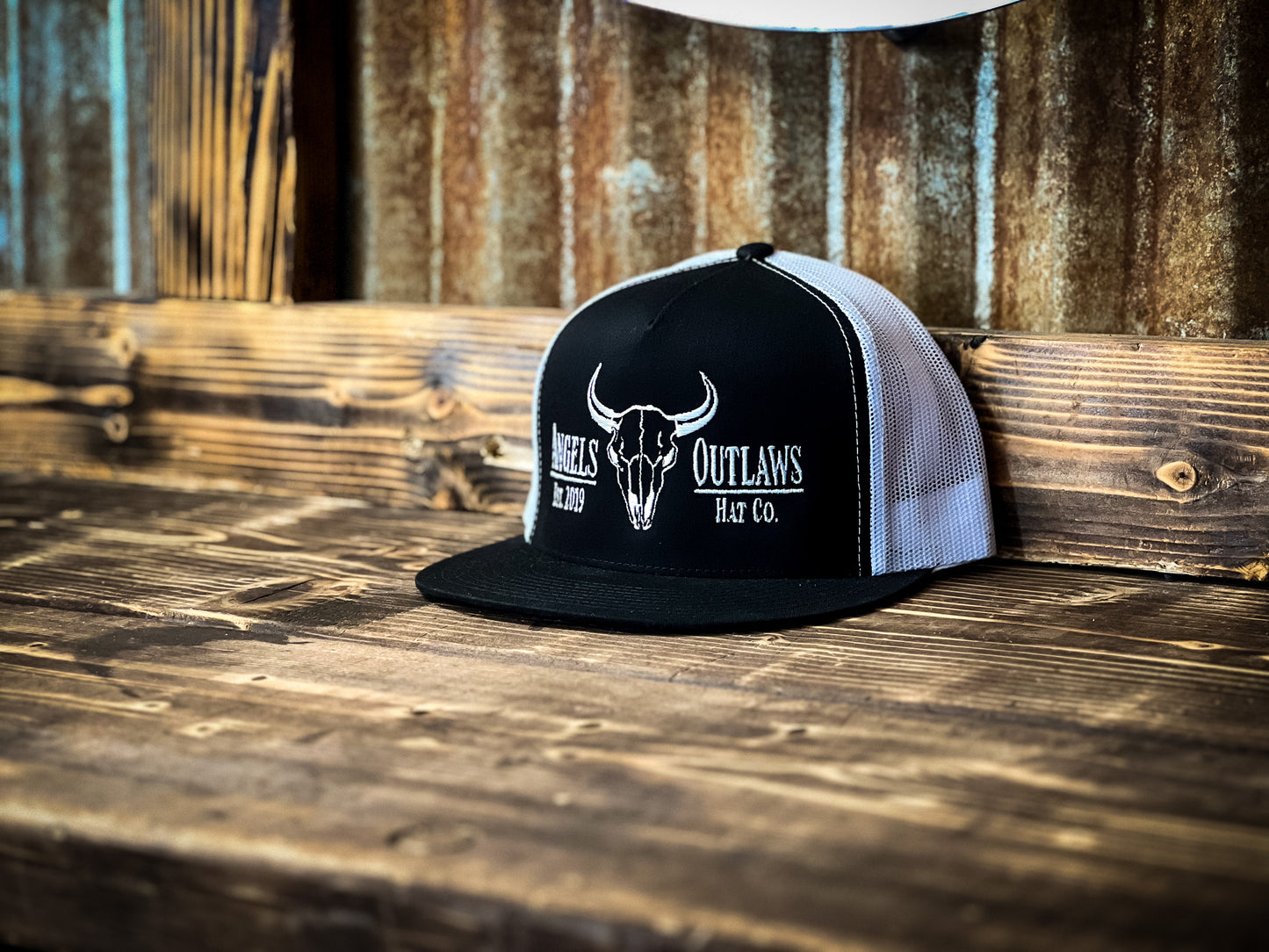 Old West - 5 panel - Flat Bill Hat