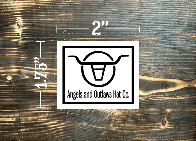 Angels and Outlaws Hat Co Sticker