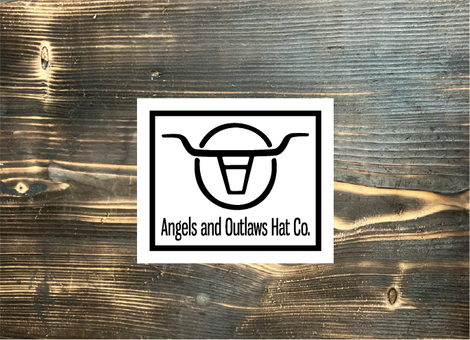 Angels and Outlaws Hat Co Sticker