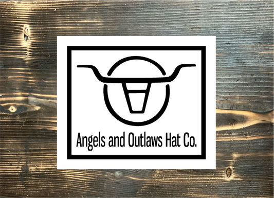 Angels and Outlaws Hat Co Sticker