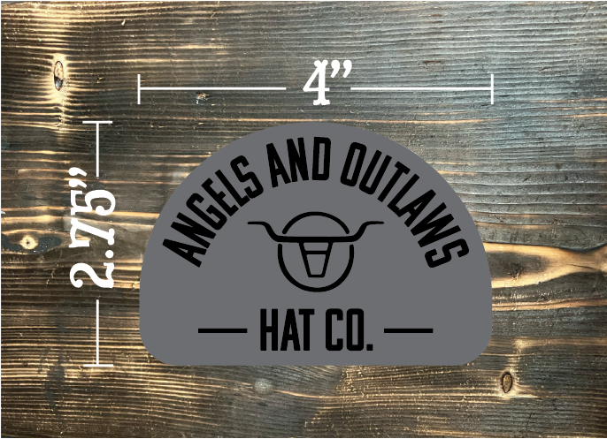 Angels and Outlaws Hat Co Sticker