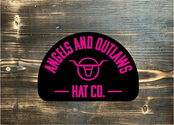 Angels and Outlaws Hat Co Sticker