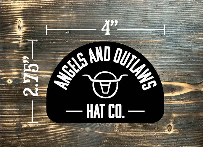 Angels and Outlaws Hat Co Sticker