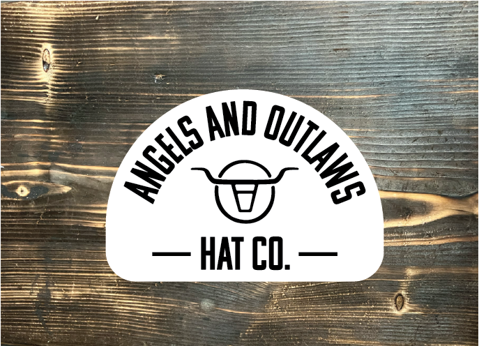 Angels and Outlaws Hat Co Sticker