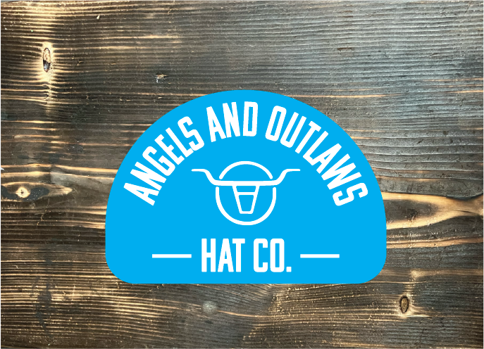 Angels and Outlaws Hat Co Sticker