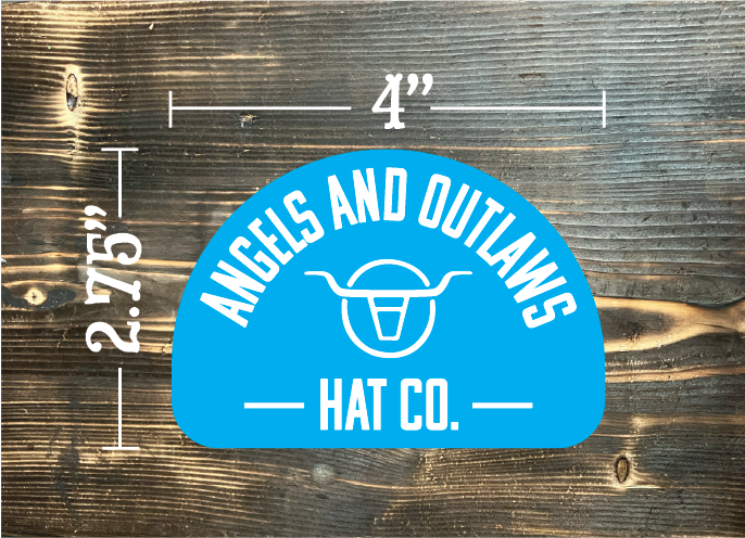 Angels and Outlaws Hat Co Sticker