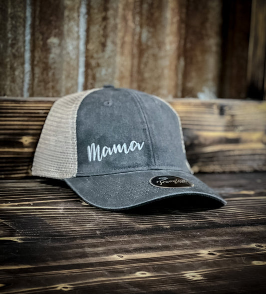 Mama Ponytail Hat Angels and Outlaws Co